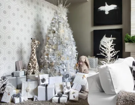 albero di Natale bianco