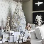 albero di Natale bianco