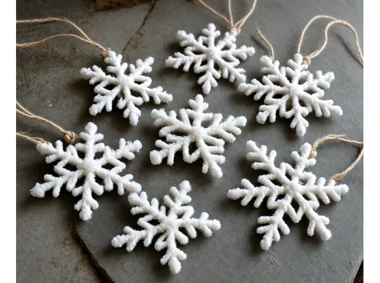 fiocchi di neve per albero di Natale