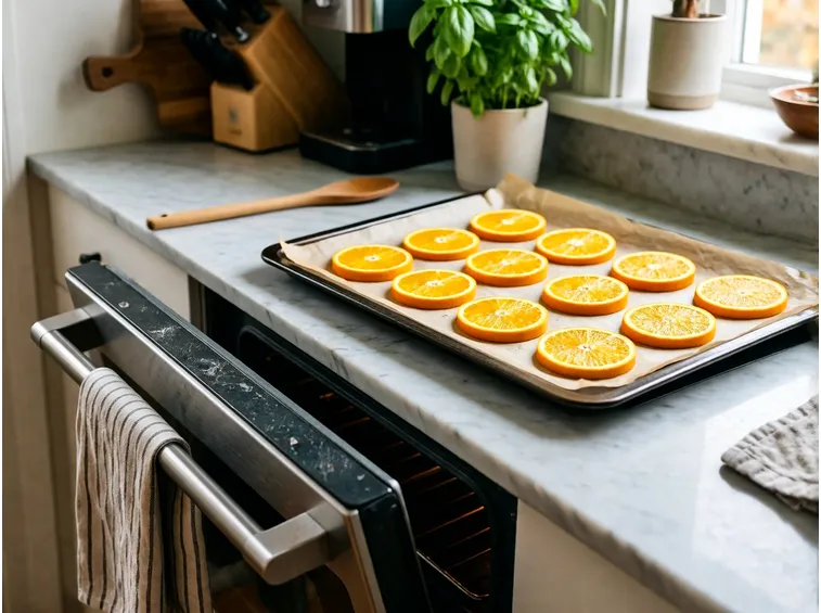 Come essiccare le arance a fette in forno senza bruciarle