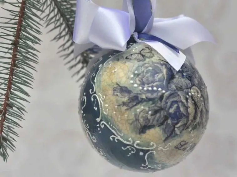 palla di natale fai da te