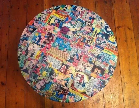 decoupage su tavolo
