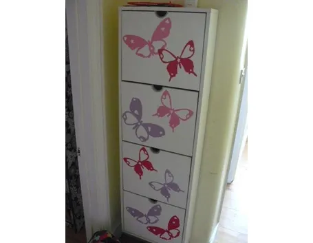 decoupage su scarpiera