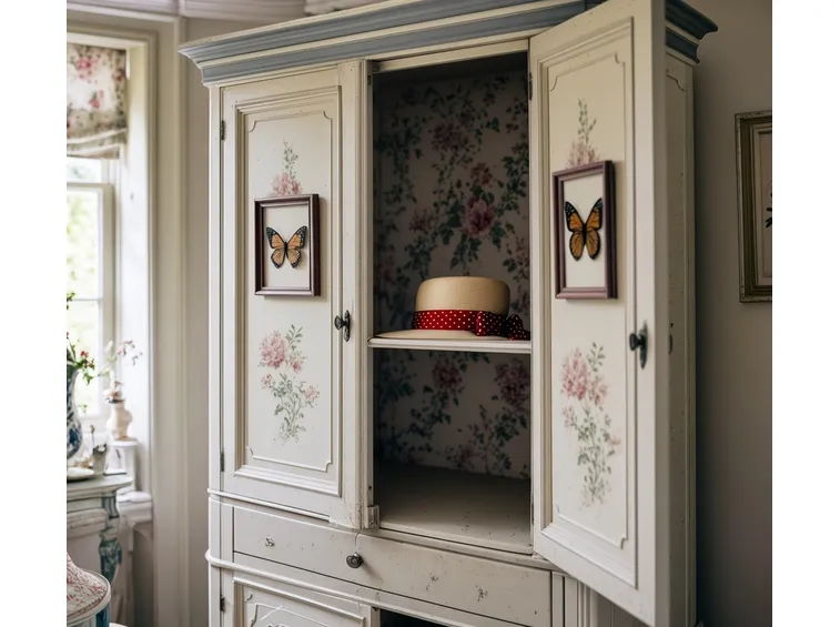 Armadio decoupage