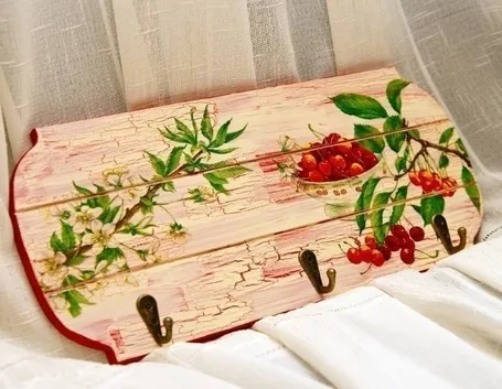 decoupage su legno