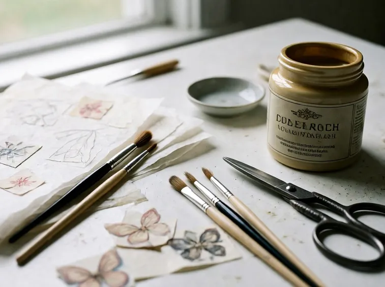 materiale per decoupage
