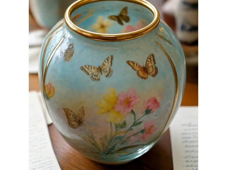 fare decoupage sotto vetro