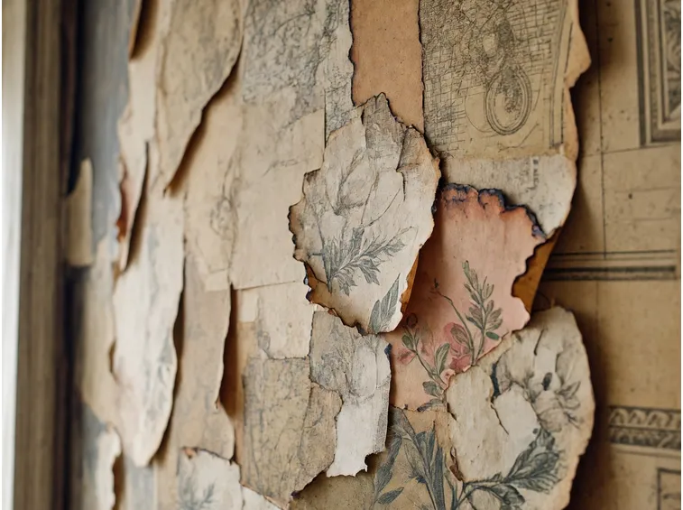 Tecnica di Decoupage su parete