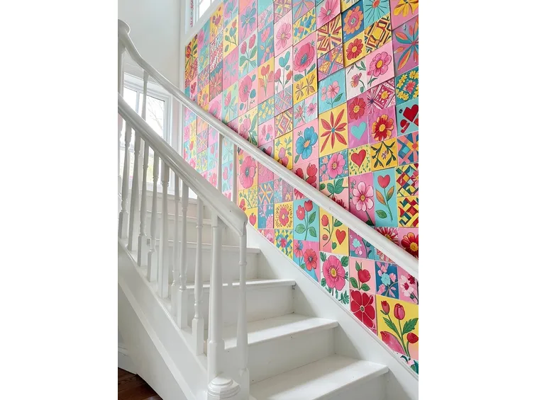 Decoupage su pareti interne
