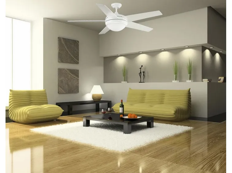 ventilatore da soffitto con luce