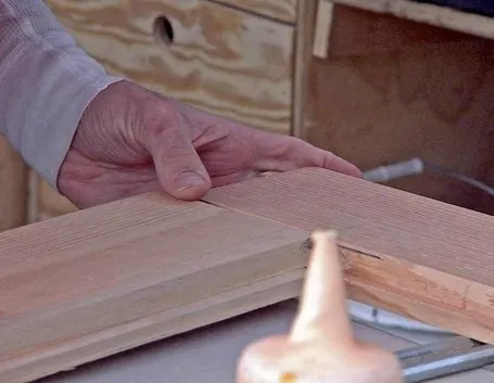 costruire porta legno