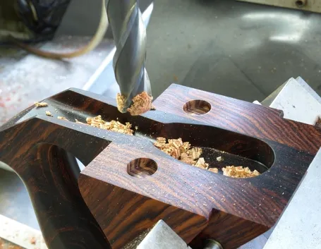 esempio di fresatura su legno