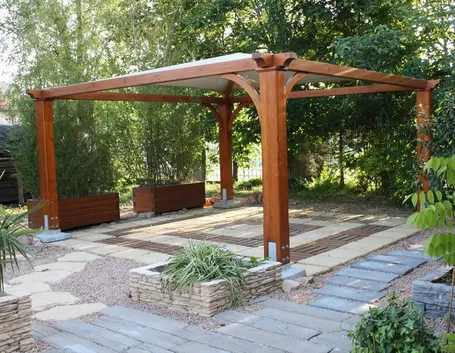 gazebo in legno