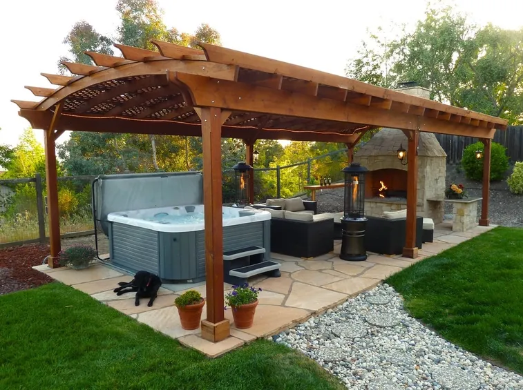 gazebo in legno