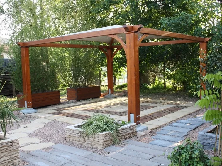 gazebo in legno