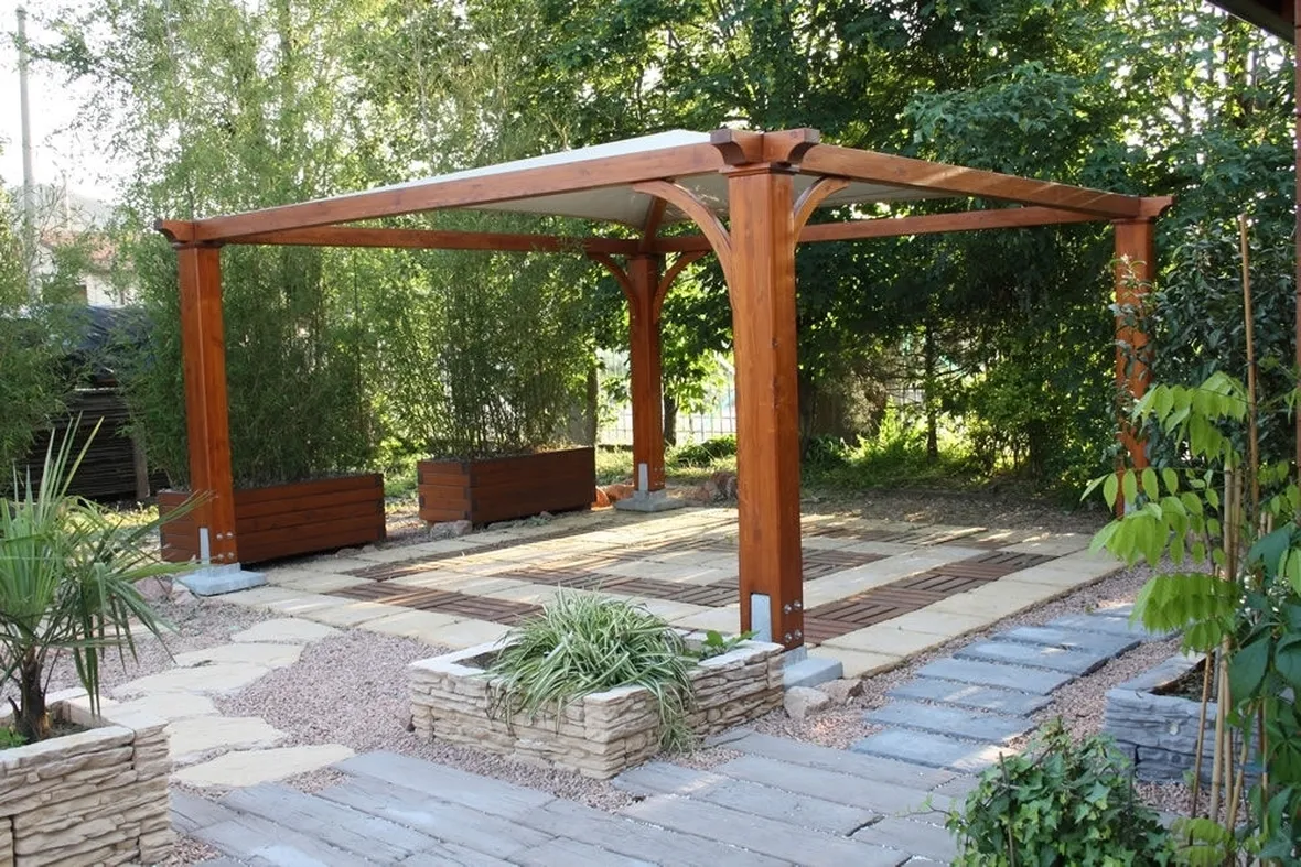 gazebo in legno