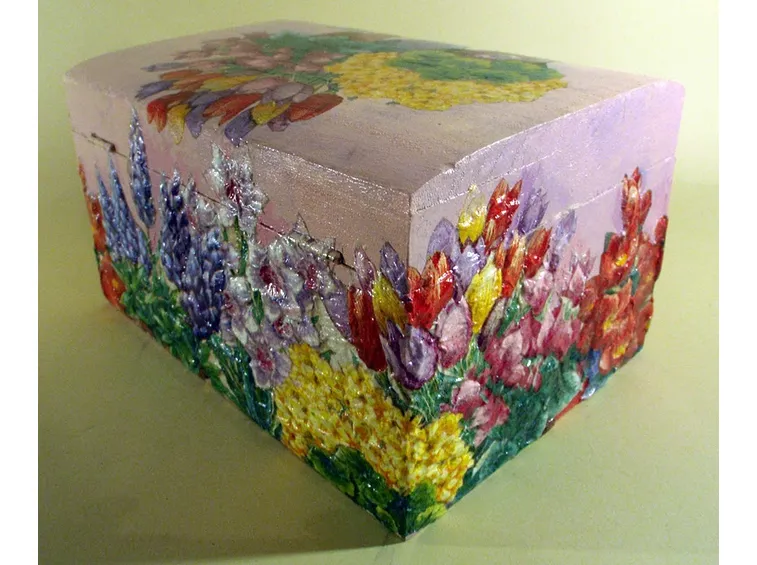 Oggetti in legno da decorare découpage