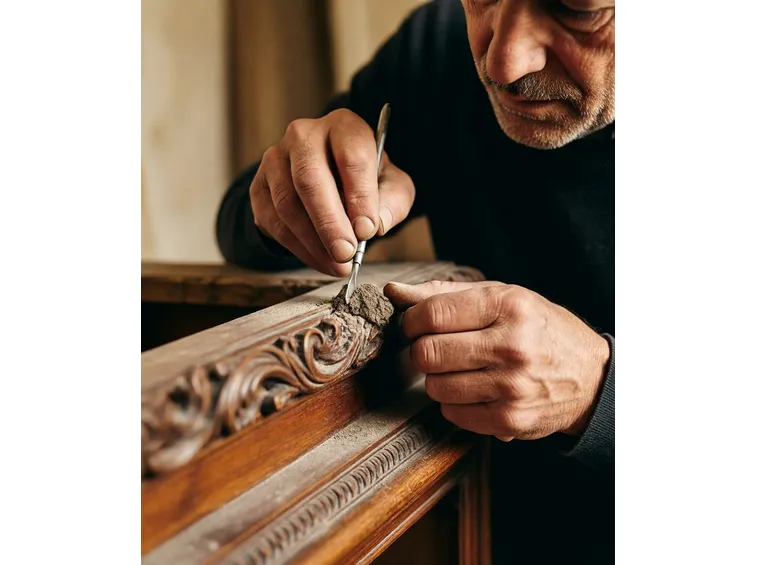 operazioni di restauro