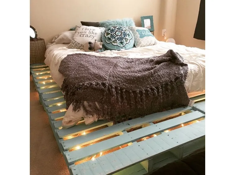 letto con pallet