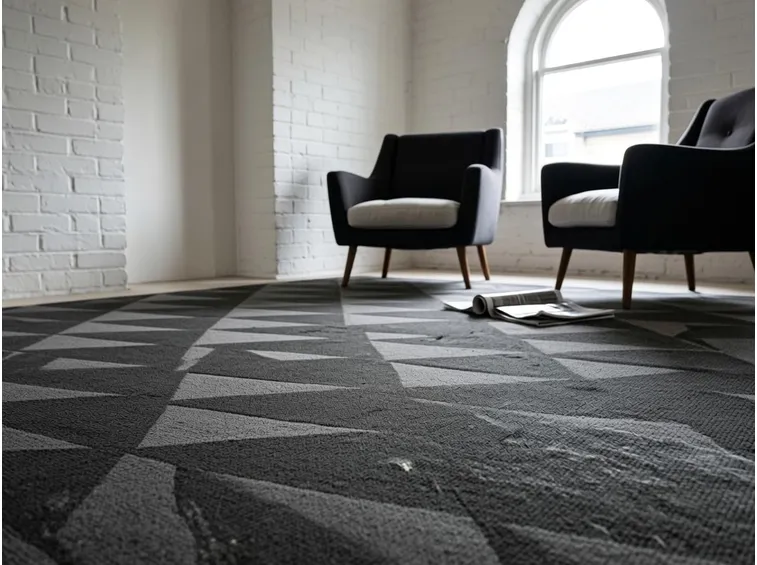moquette a motivi geometrici