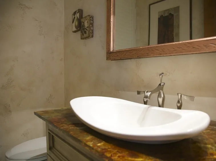 stucco veneziano in bagno