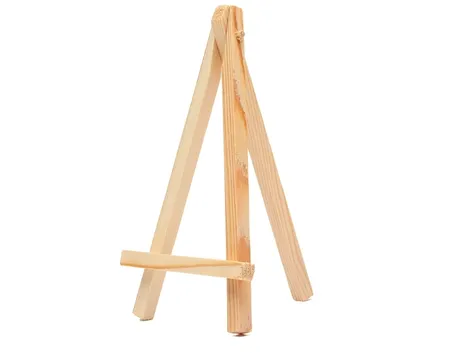 Cavalletto per dipingere realizzato in legno
