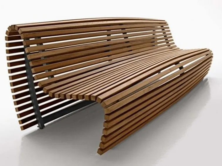 panchina in legno