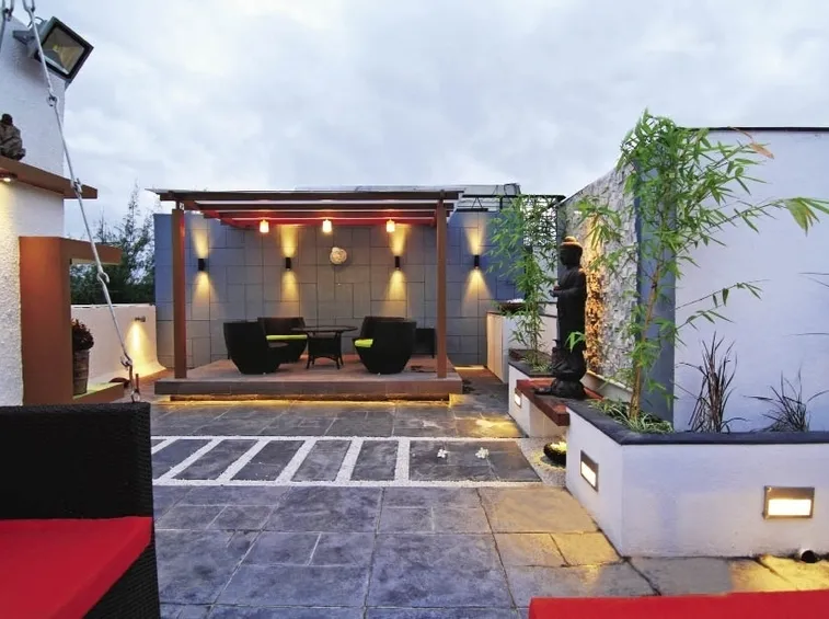 arredare terrazzo gazebo