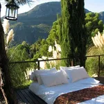 letto in giardino