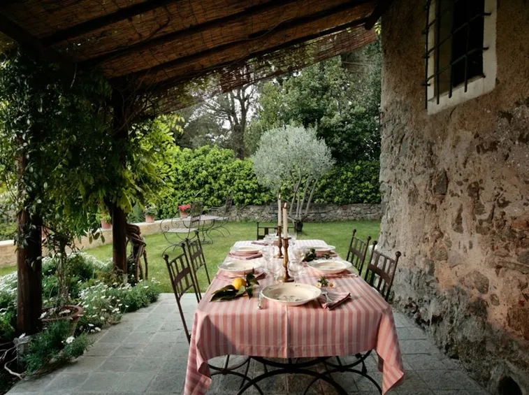 pergola in terrazzo