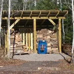 Tettoia in legno