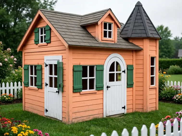 casa per bambini da giardino