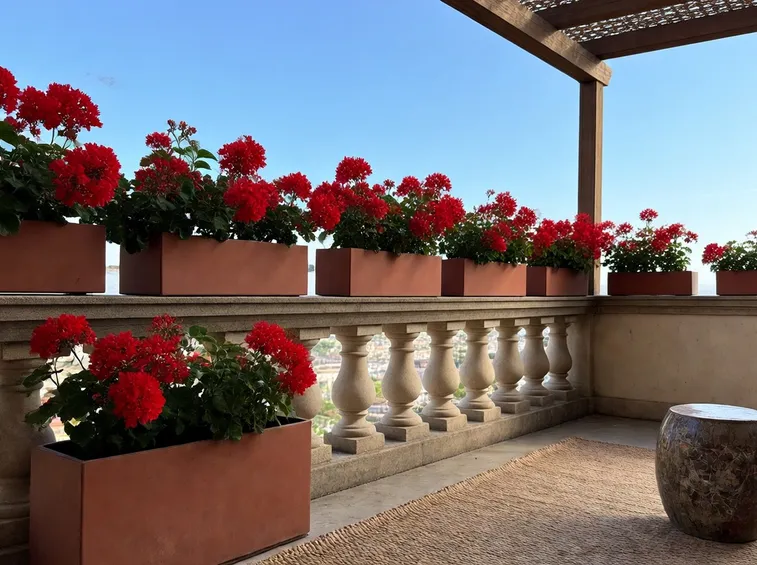 Balcone fiorito