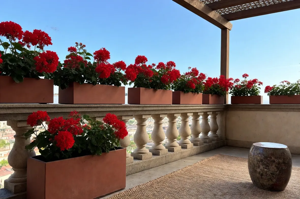 Balcone fiorito