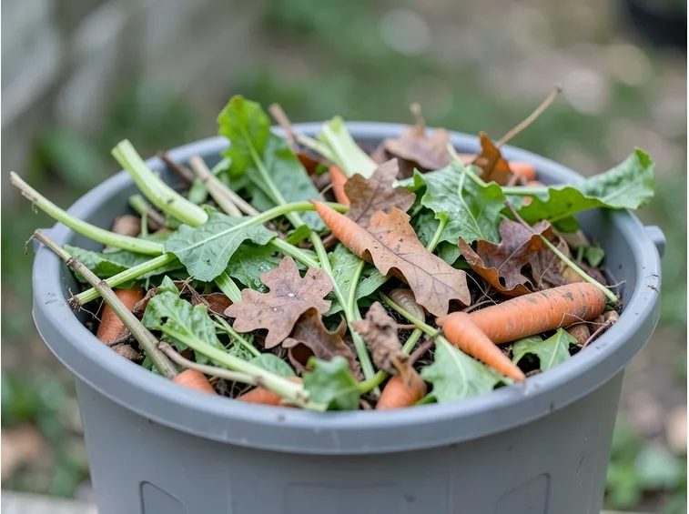 compost nell'orto