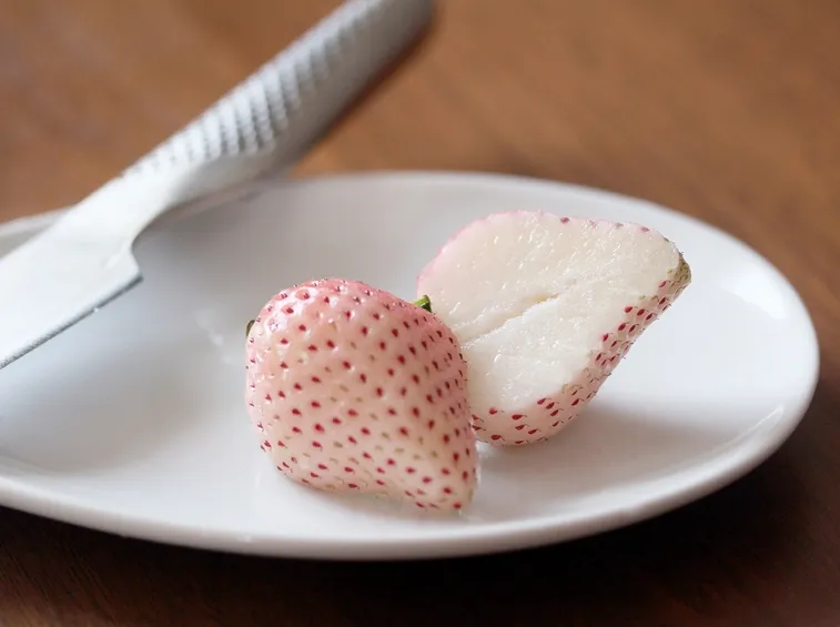 interno fragola bianca