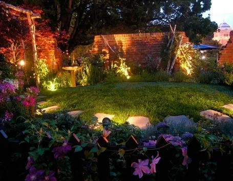 illuminare il giardino