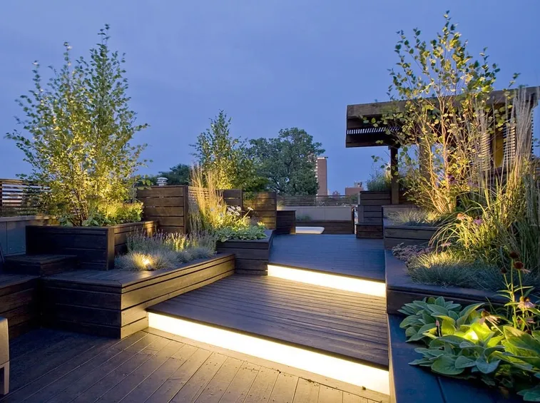 Giardino in bamboo