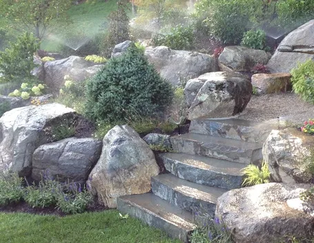 Pietre in giardino