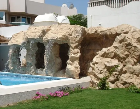 rocce artificiali in giardino