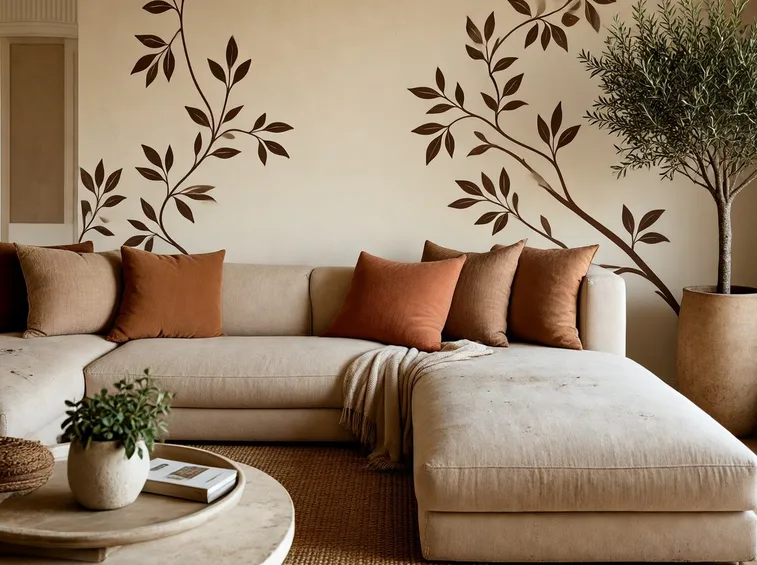 Stencil per la zona living
