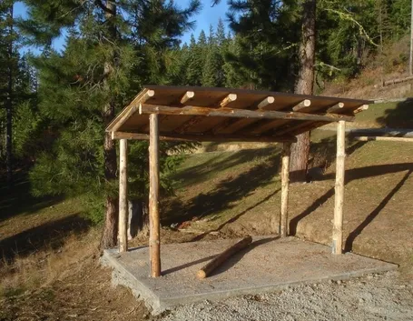Tettoia legno