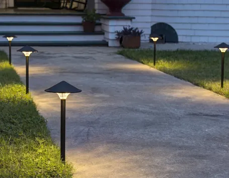 illuminazione del giardino