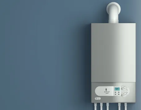 Una caldaia a gas da interno