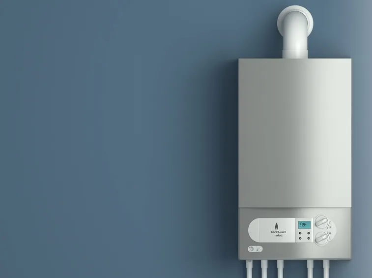 Una caldaia a gas da interno