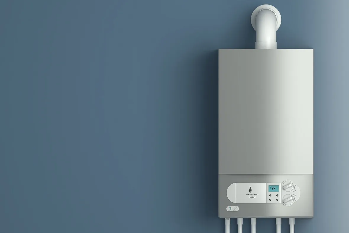 Una caldaia a gas da interno
