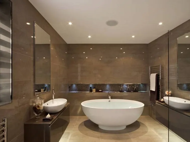 faretti incassati in bagno