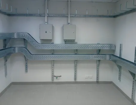 Esempio di canaline installate