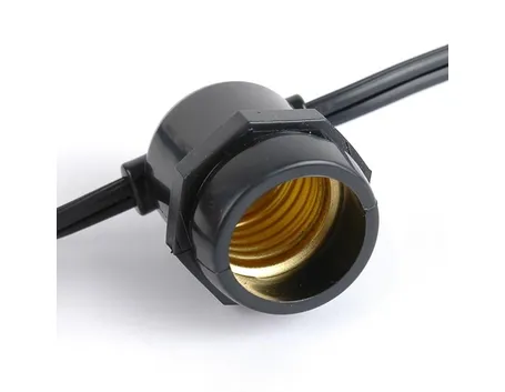 portalampada e27 nero