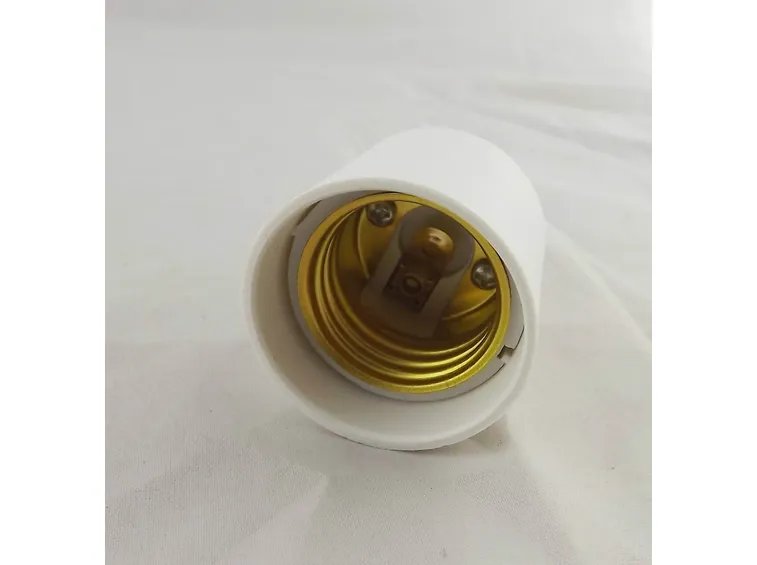 portalampada e27 bianco